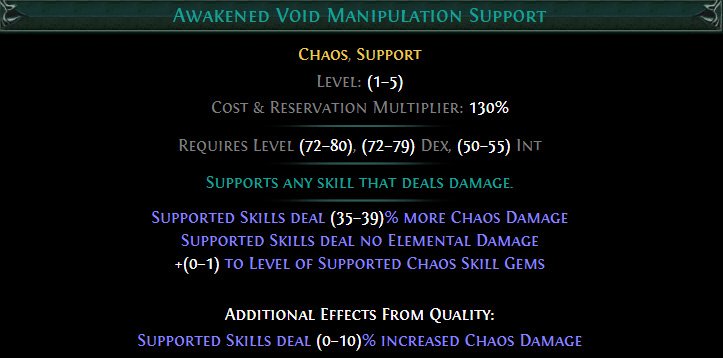 Awakened Void Manipulation