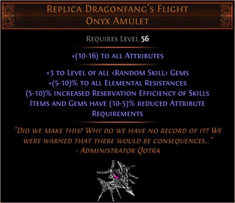 Replica Dragonfang's Flight